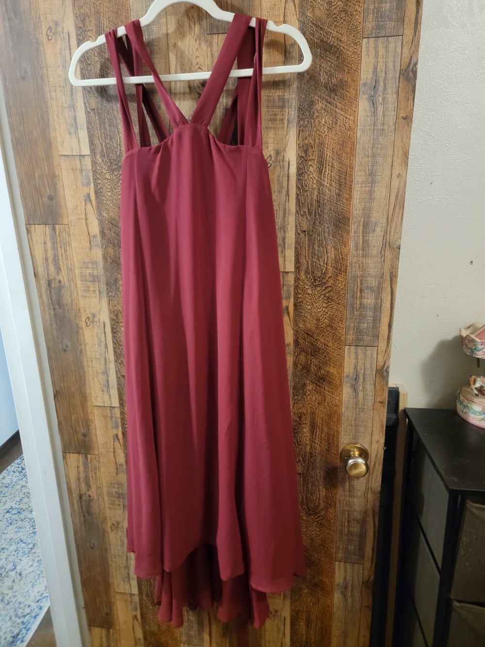 torrid Burgundy Strappy Maxi Dress